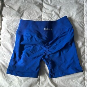 Aurola Seamless Royal Blue Workout Shorts